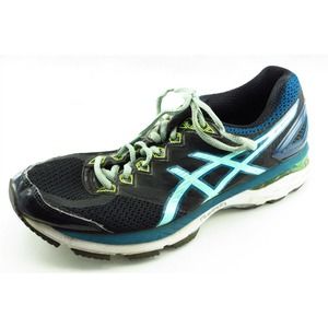 Asics Gt-2000 Size 8.5 M Black Lace Up Running Fabric Women Shoe‎
